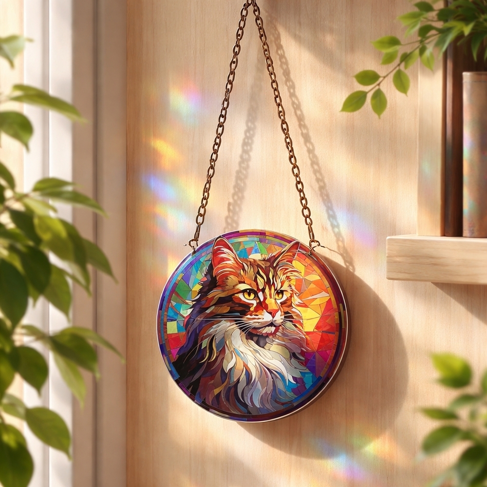 NEW, Maine Coon Suncatcher